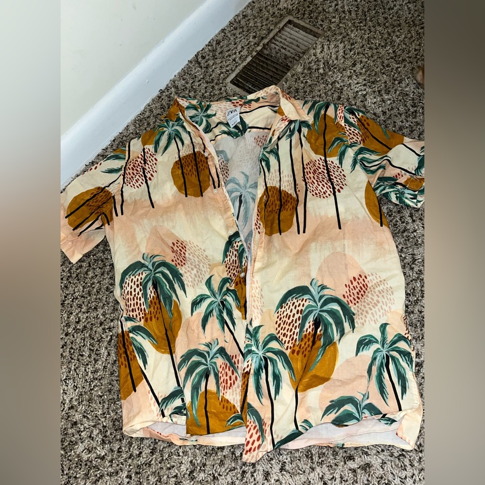Zara Hawaiian shirt